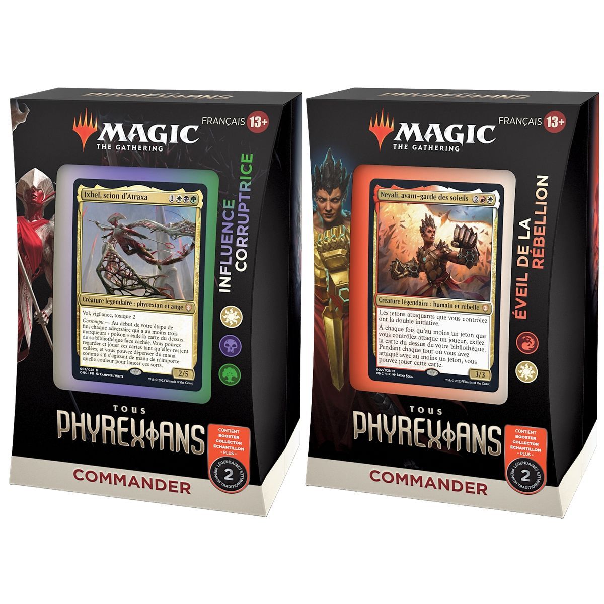 Item MTG - Lot des 2 Deck Commander - Tous Phyrexians - FR