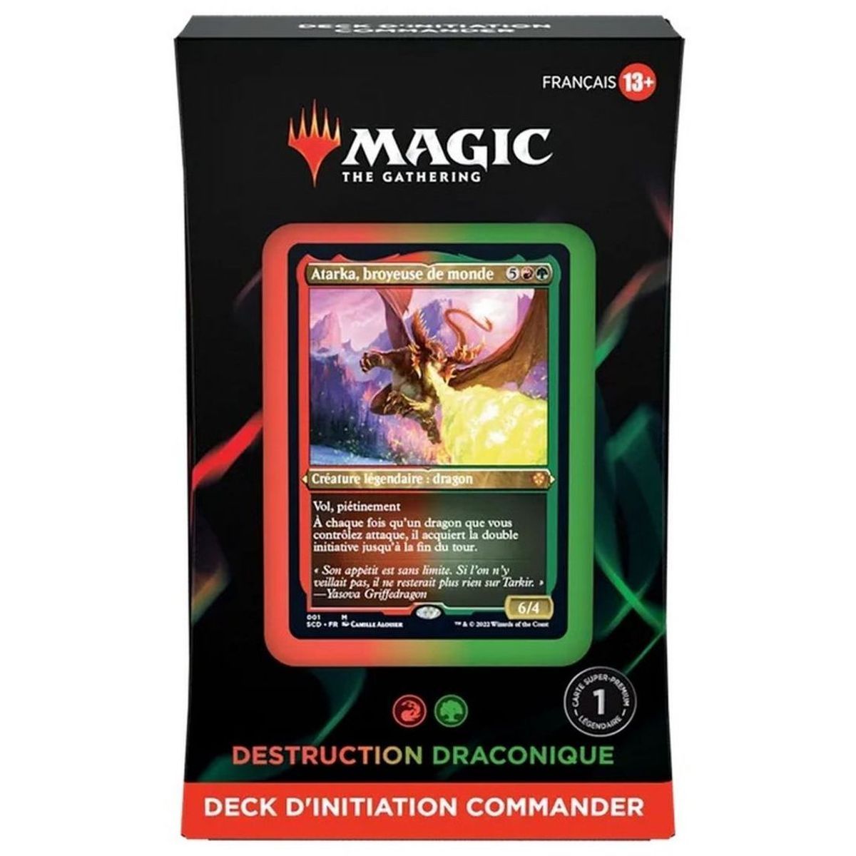 Item MTG - Starter Commander 2022 - Evergreen - Destruction Draconique - FR