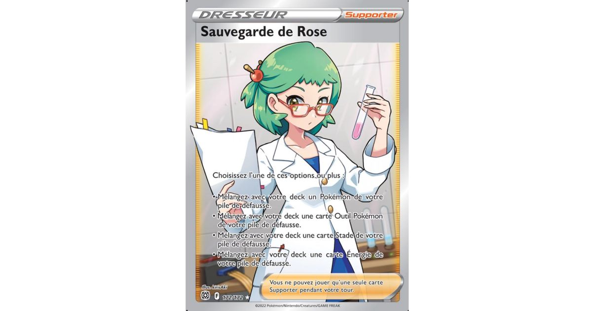 Pokémon Sauvegarde De Rose Full Art Ultra Rare 172172 Eb09 Epee Et Bouclier Stars 