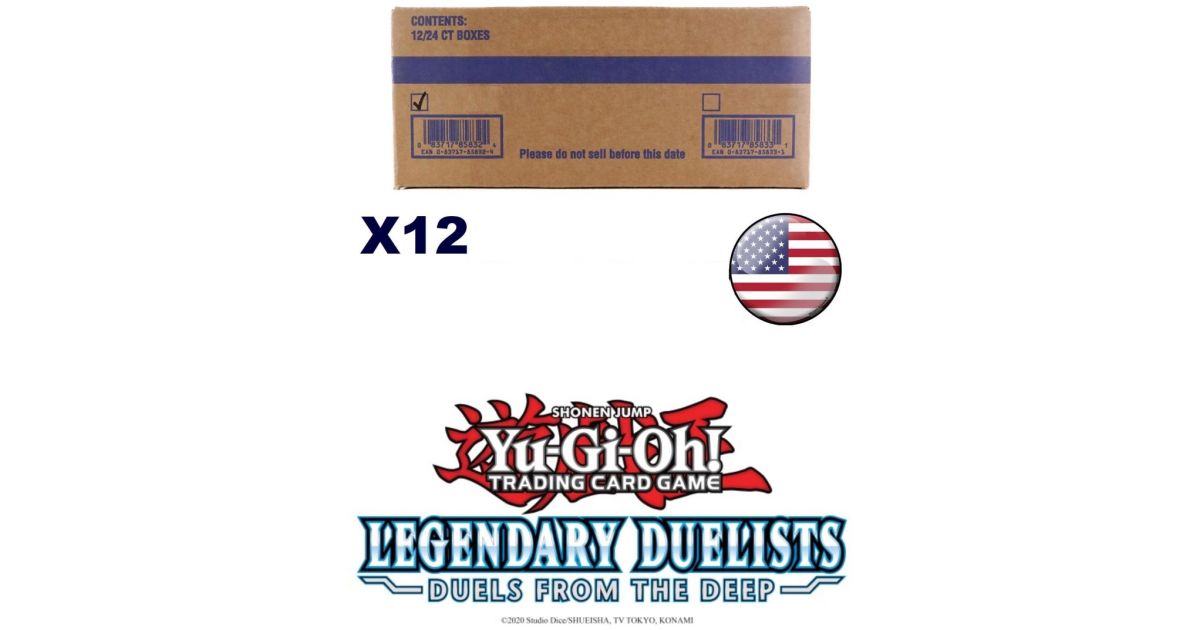 Yu Gi Oh Us Print Sealed Yu Gi Oh Case Boite De Boosters Legendary Duelists