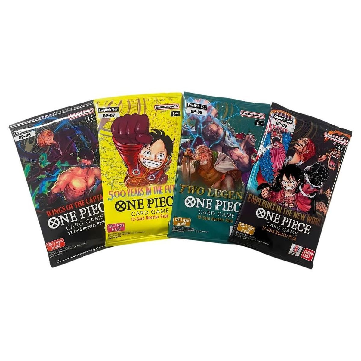 One Piece - Artset de Boosters (OP06 - OP07 - OP08 - OP09) - EN