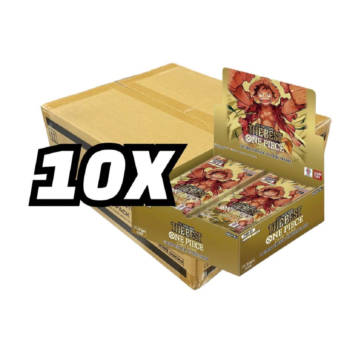 One Piece - Carton de 10 Boîtes - PRB01 - The Best - EN