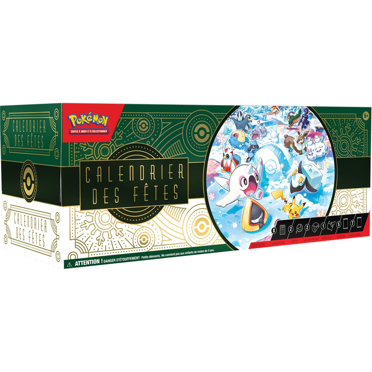 Pokémon - Coffret - Ecarlate et Violet - Calendrier des fetes 2024 - FR