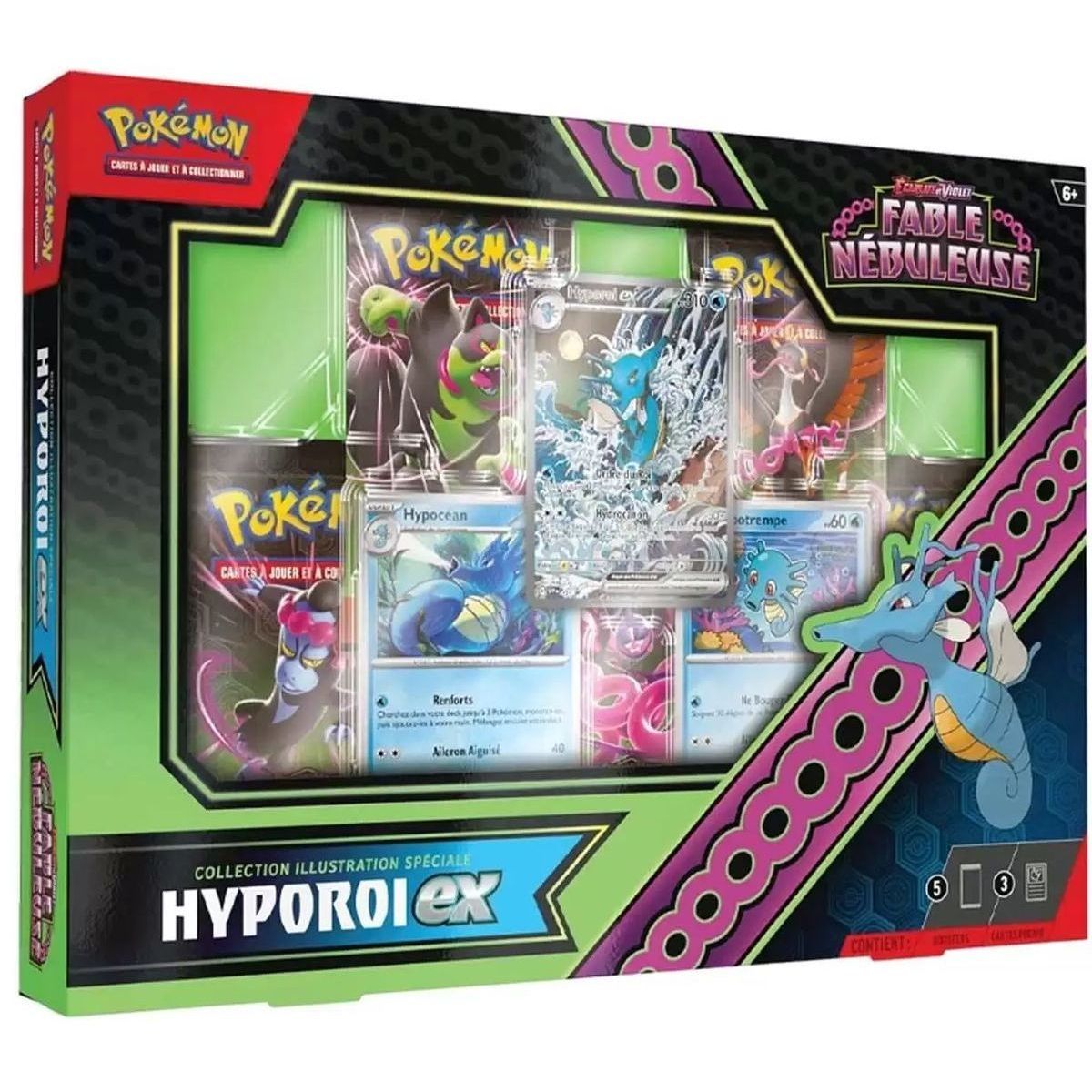 Pokémon - Coffret Écarlate et Violet : Fable Nébuleuse Hyporoi-EX -[SV06.5 - EV06.5] - FR