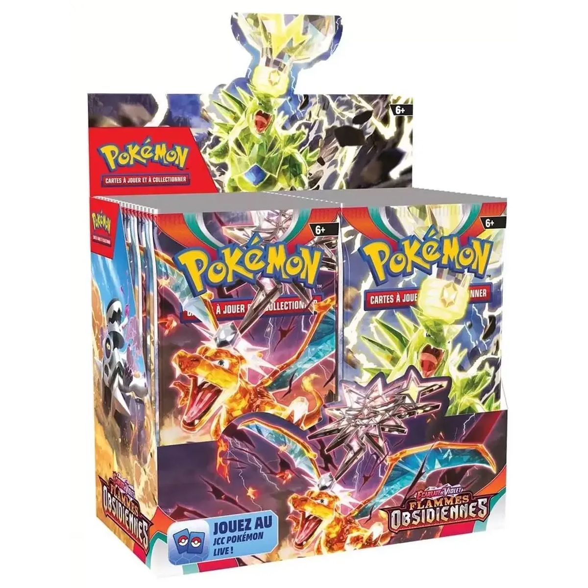 Item Pokémon - Display - Boite de 36 Boosters - Ecarlate et Violet - Flammes Obsidiennes [SV3][EV03] - FR