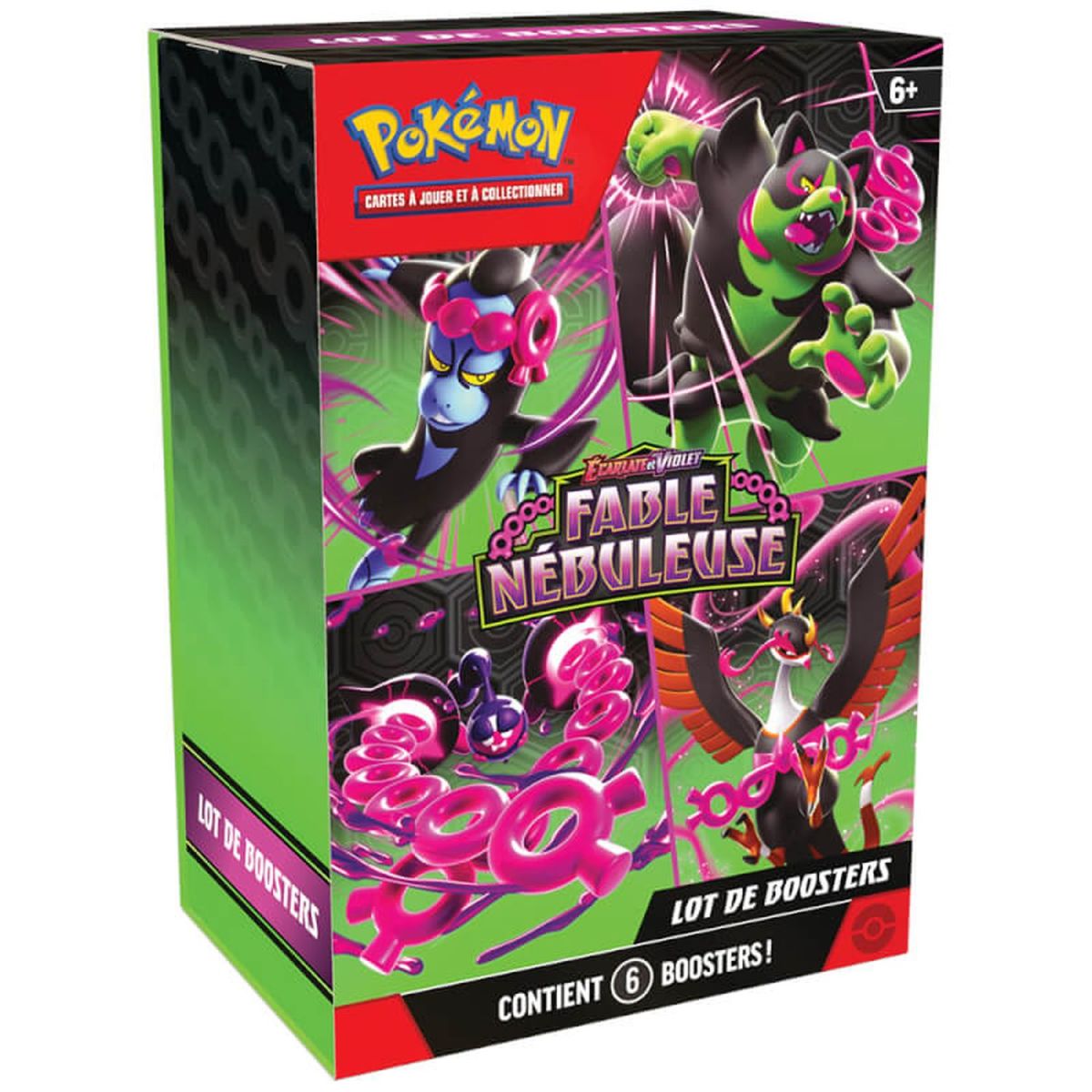 Pokémon - Lot de 10 Coffrets Bundle 6 Boosters - Ecarlate et Violet - Fable Nébuleuse - [SV06.5 - EV06.5] - FR