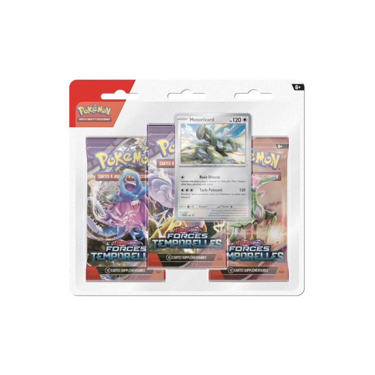 Pokémon - Tri-Pack - Melo / Motorizard - Ecarlate et Violet - Forces Temporelles [SV5][EV05] - FR