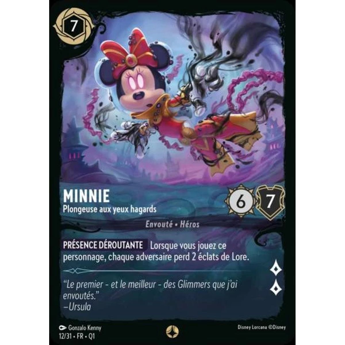 Minnie, Plongeuse aux yeux hagards - 12/31 - QU1 - Quête des Illumineurs - Menace des profondeurs - Scénario - Français