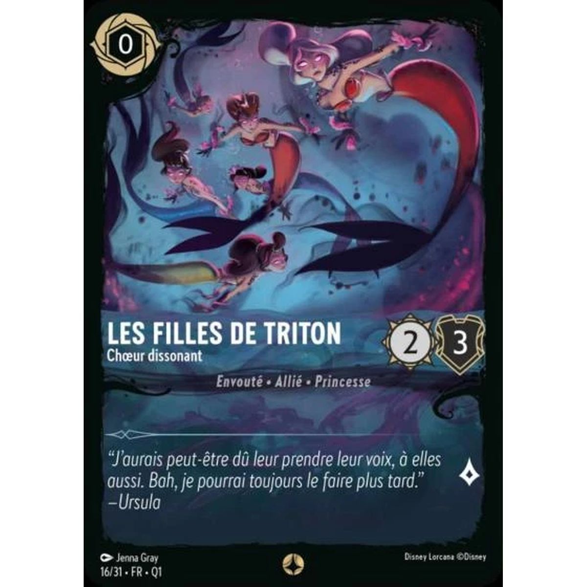 Les filles de Triton, Chœur dissonant - 16/31 - QU1 - Quête des Illumineurs - Menace des profondeurs - Scénario - Français