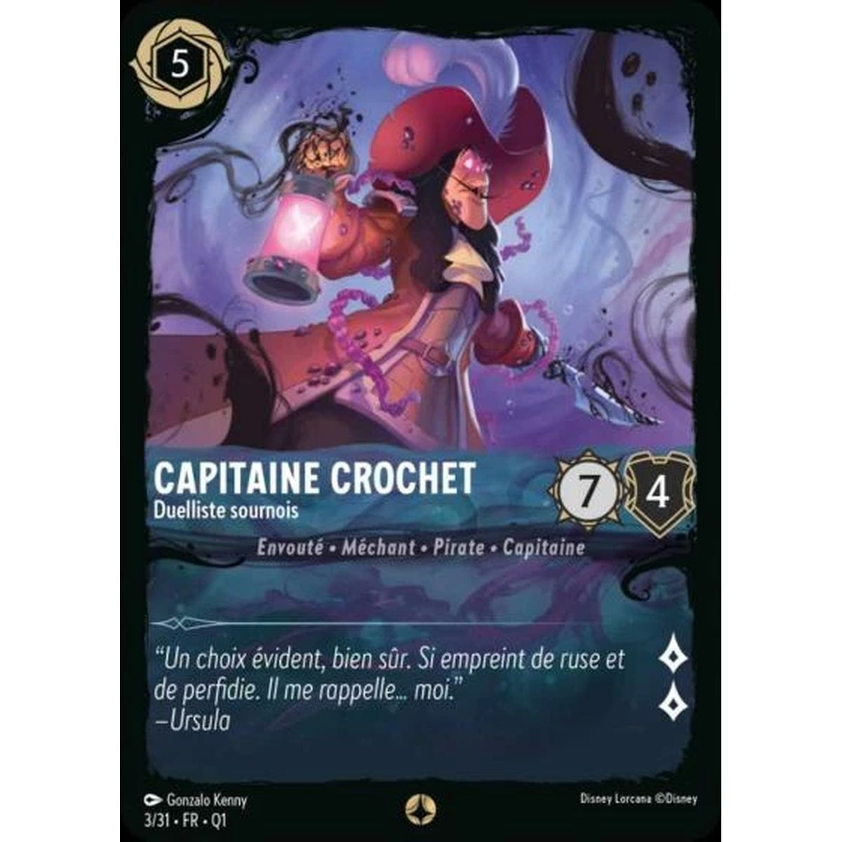 Capitaine Crochet, Duelliste sournois - 3/31 - QU1 - Quête des Illumineurs - Menace des profondeurs - Scénario - Français