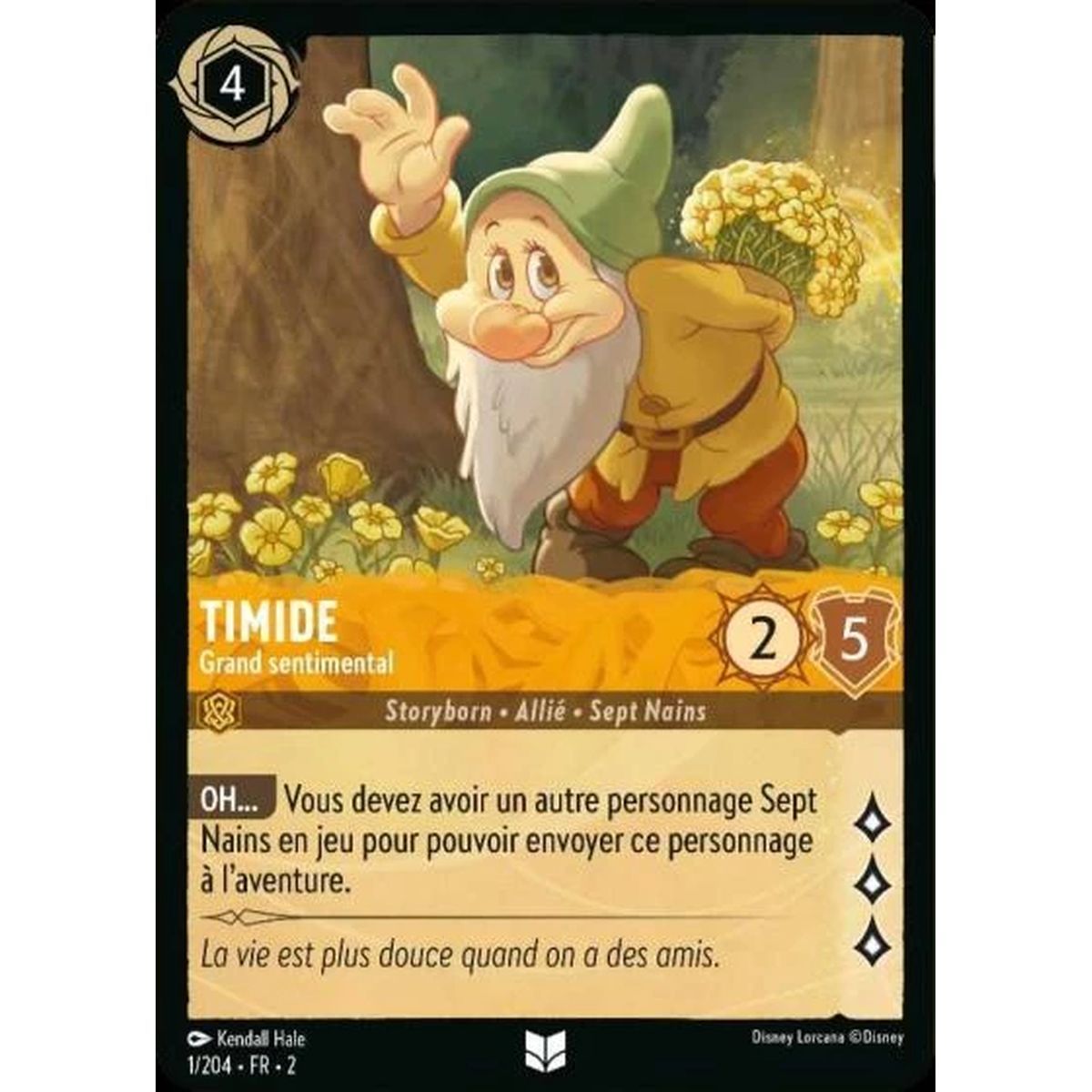 Timide, Grand sentimental - 1/204 - ROTF - L'Ascension Des Floodborn - Peu Commune - Français