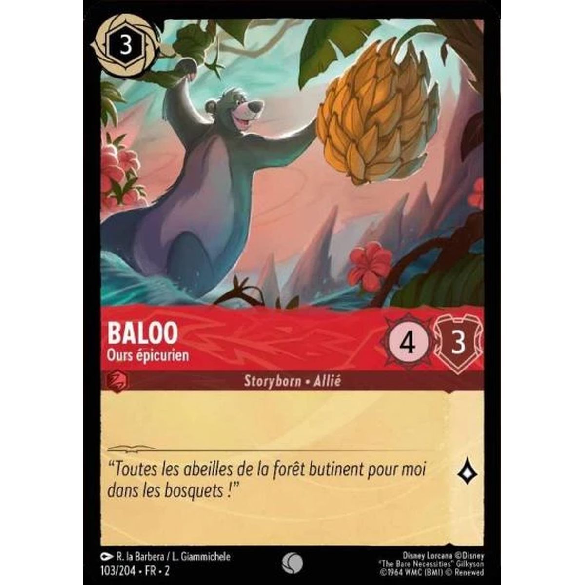 Item Baloo, Ours épicurien - 103/204 - ROTF - L'Ascension Des Floodborn - Commune - Français