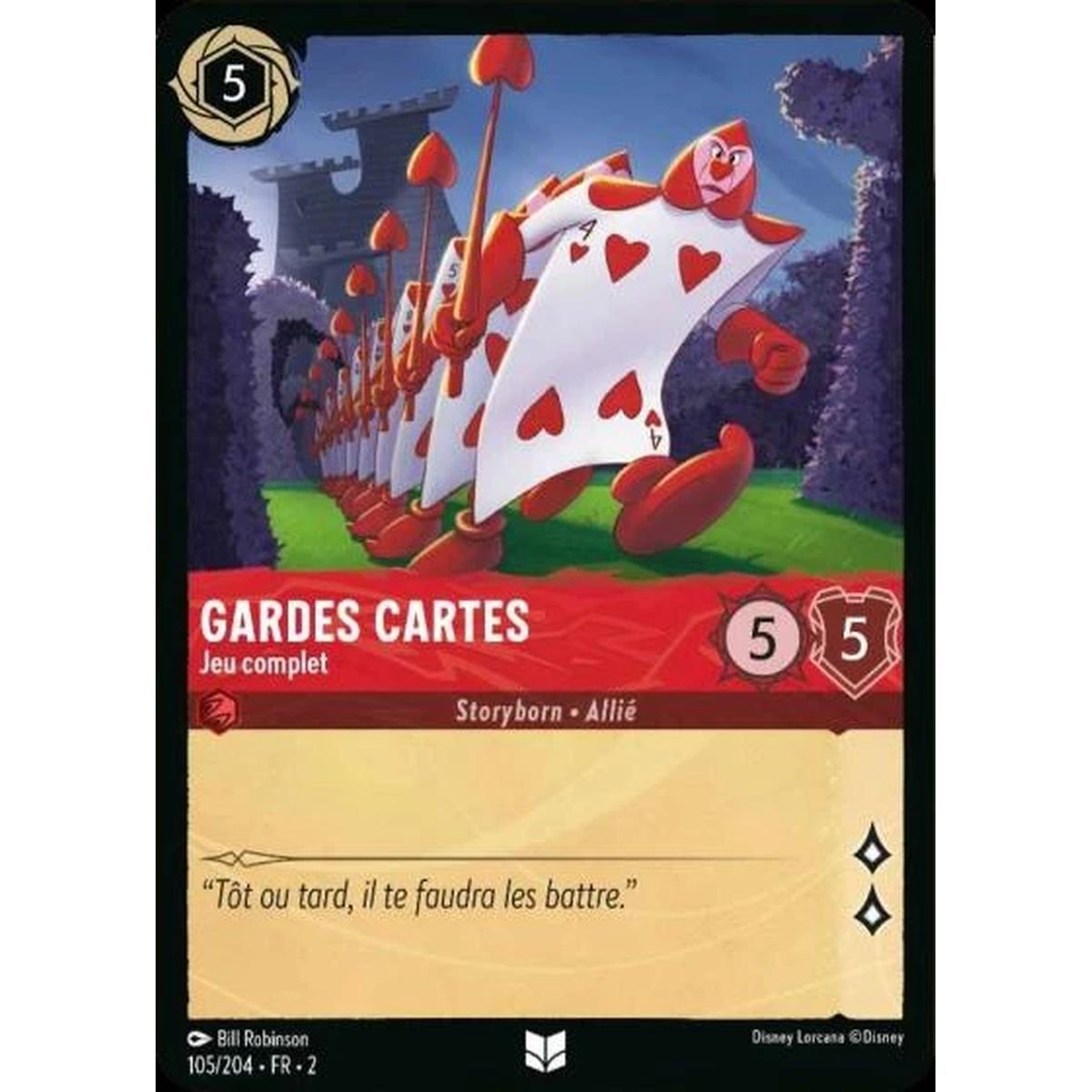 Gardes Cartes, Jeu complet - 105/204 - ROTF - L'Ascension Des Floodborn - Peu Commune - Français