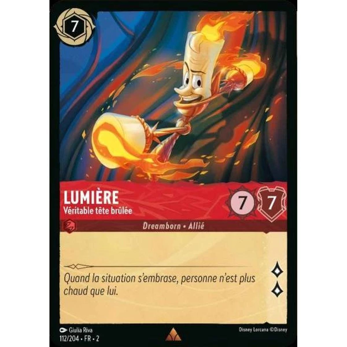 Lumière, Véritable tête brûlée - 112/204 - ROTF - L'Ascension Des Floodborn - Rare - Français