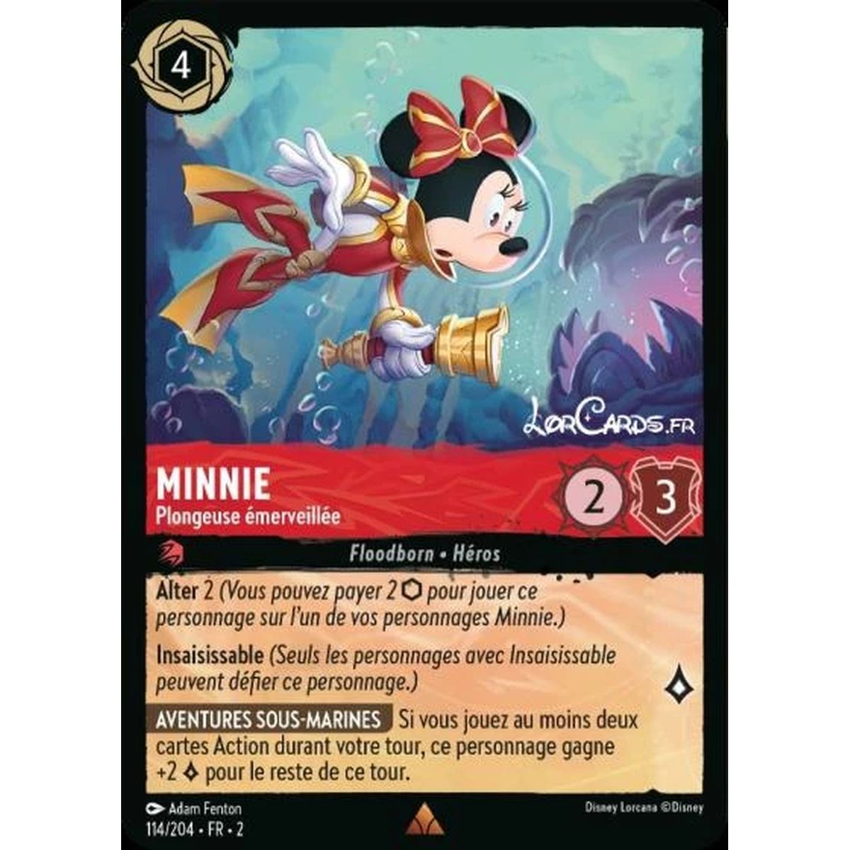 Item Minnie, Plongeuse émerveillée - 114/204 - ROTF - L'Ascension Des Floodborn - Rare - Français