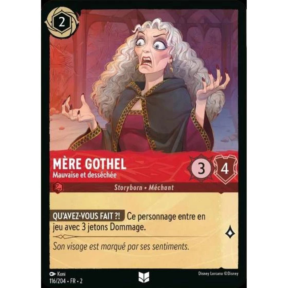 Item Mère Gothel, Mauvaise et desséchée - 116/204 - ROTF - L'Ascension Des Floodborn - Peu Commune - Français