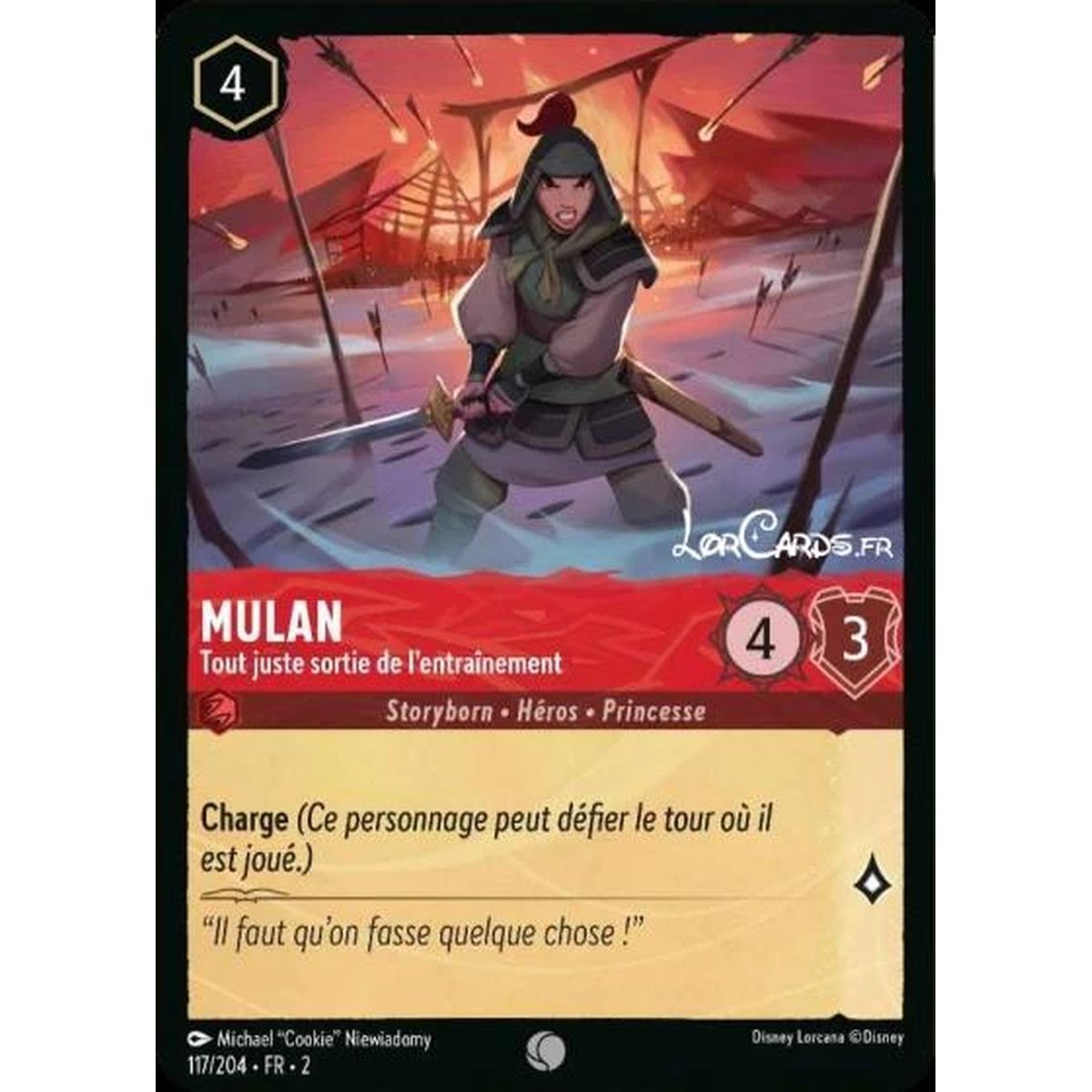 Mulan, Tout juste sortie de l'entraînement - 117/204 - ROTF - L'Ascension Des Floodborn - Commune - Français