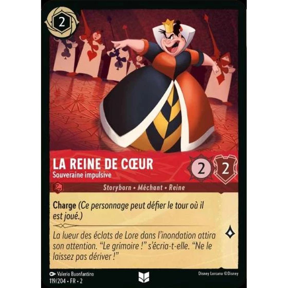 La Reine de cœur, Souveraine impulsive - 119/204 - ROTF - L'Ascension Des Floodborn - Peu Commune - Français