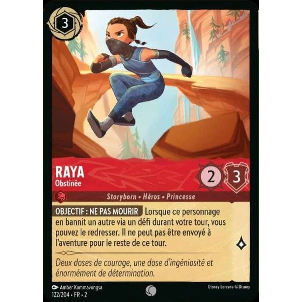 Item Raya, Obstinée - 122/204 - ROTF - L'Ascension Des Floodborn - Commune - Français