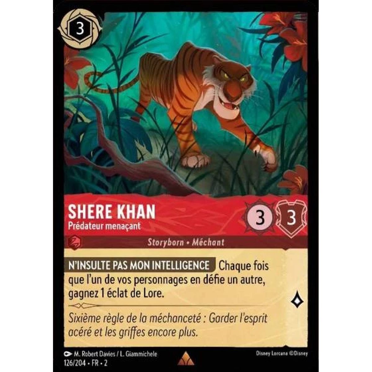 Item Shere Khan, Prédateur menaçant - 126/204 - ROTF - L'Ascension Des Floodborn - Rare - Français