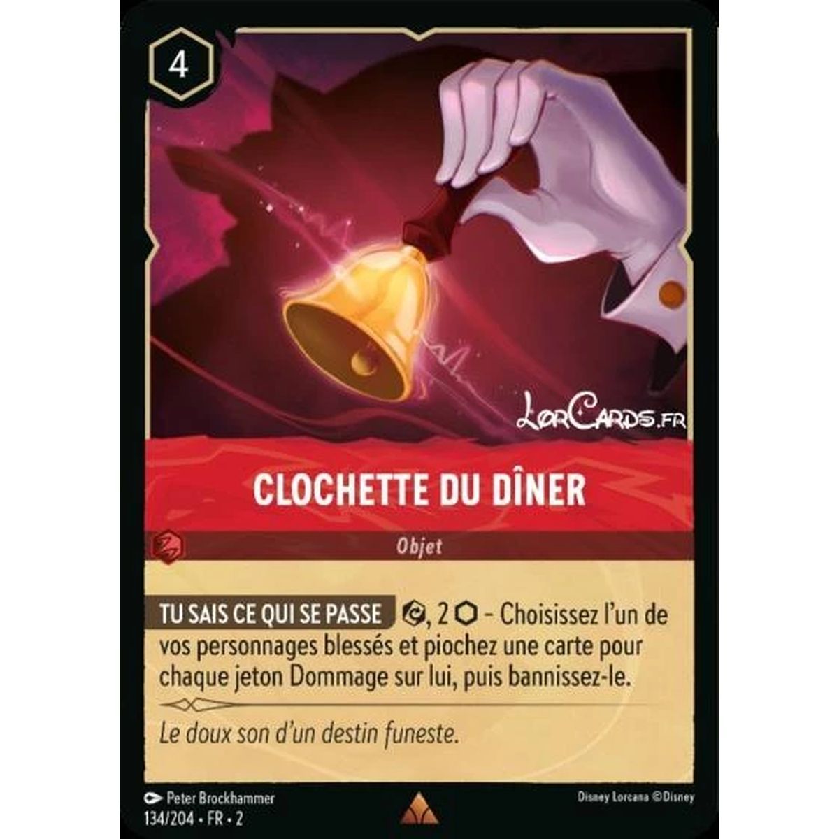 Item Clochette du Dîner - 134/204 - ROTF - L'Ascension Des Floodborn - Rare - Français