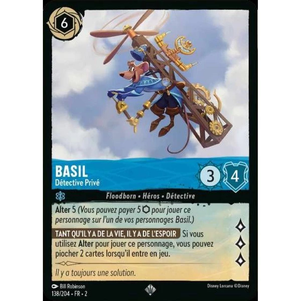 Basil, Détective Privé - 138/204 - ROTF - L'Ascension Des Floodborn - Super Rare - Français