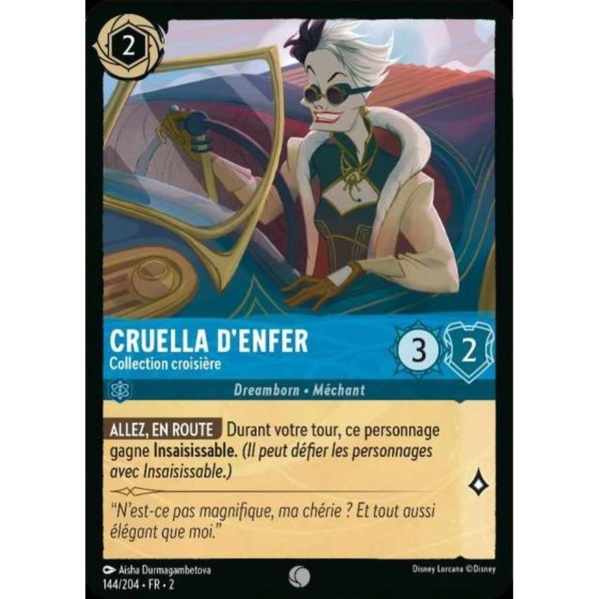 Item Cruella d'Enfer, Collection croisière - 144/204 - ROTF - L'Ascension Des Floodborn - Commune - Français