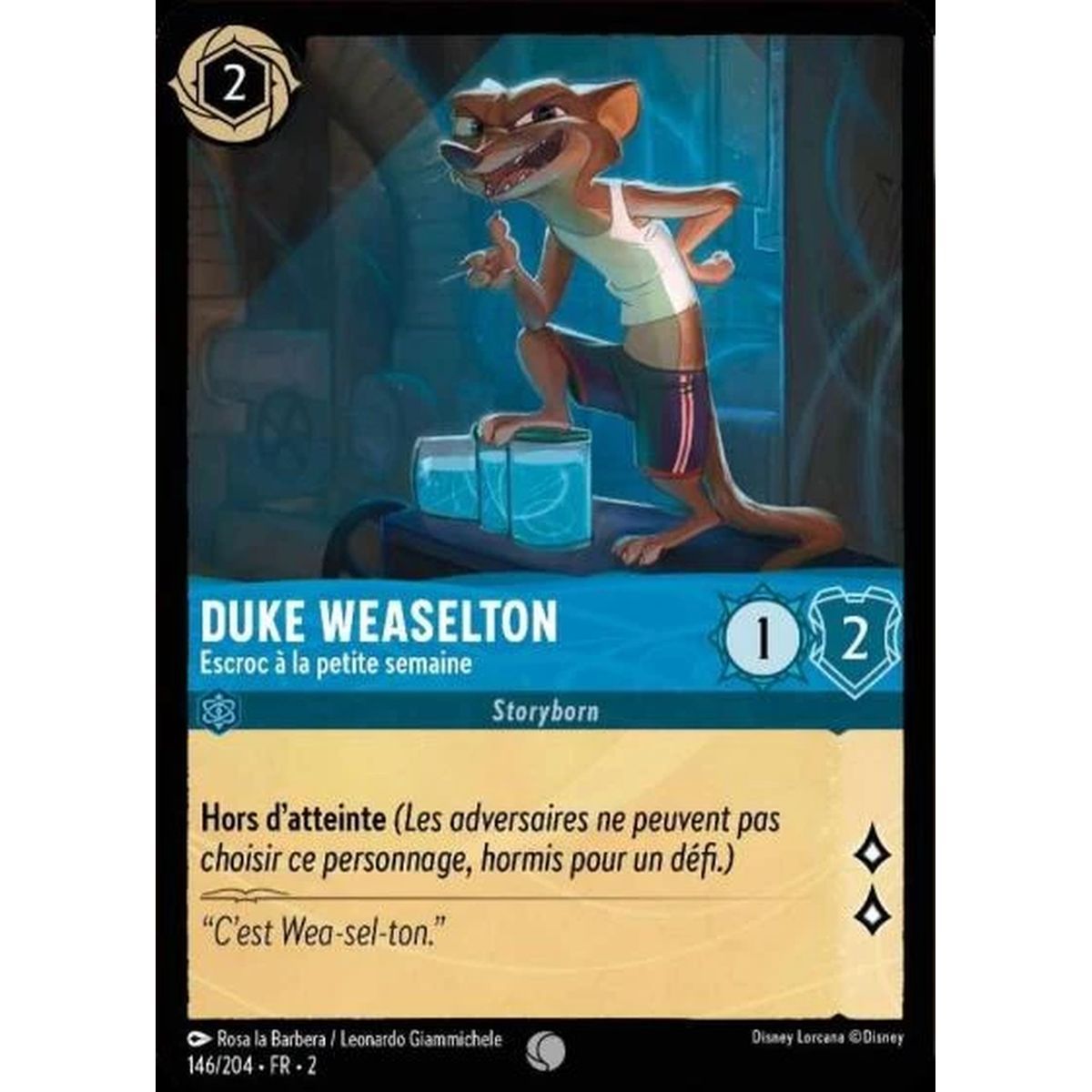 Item Duke Weaselton, Escroc à la petite semaine - 146/204 - ROTF - L'Ascension Des Floodborn - Commune - Français