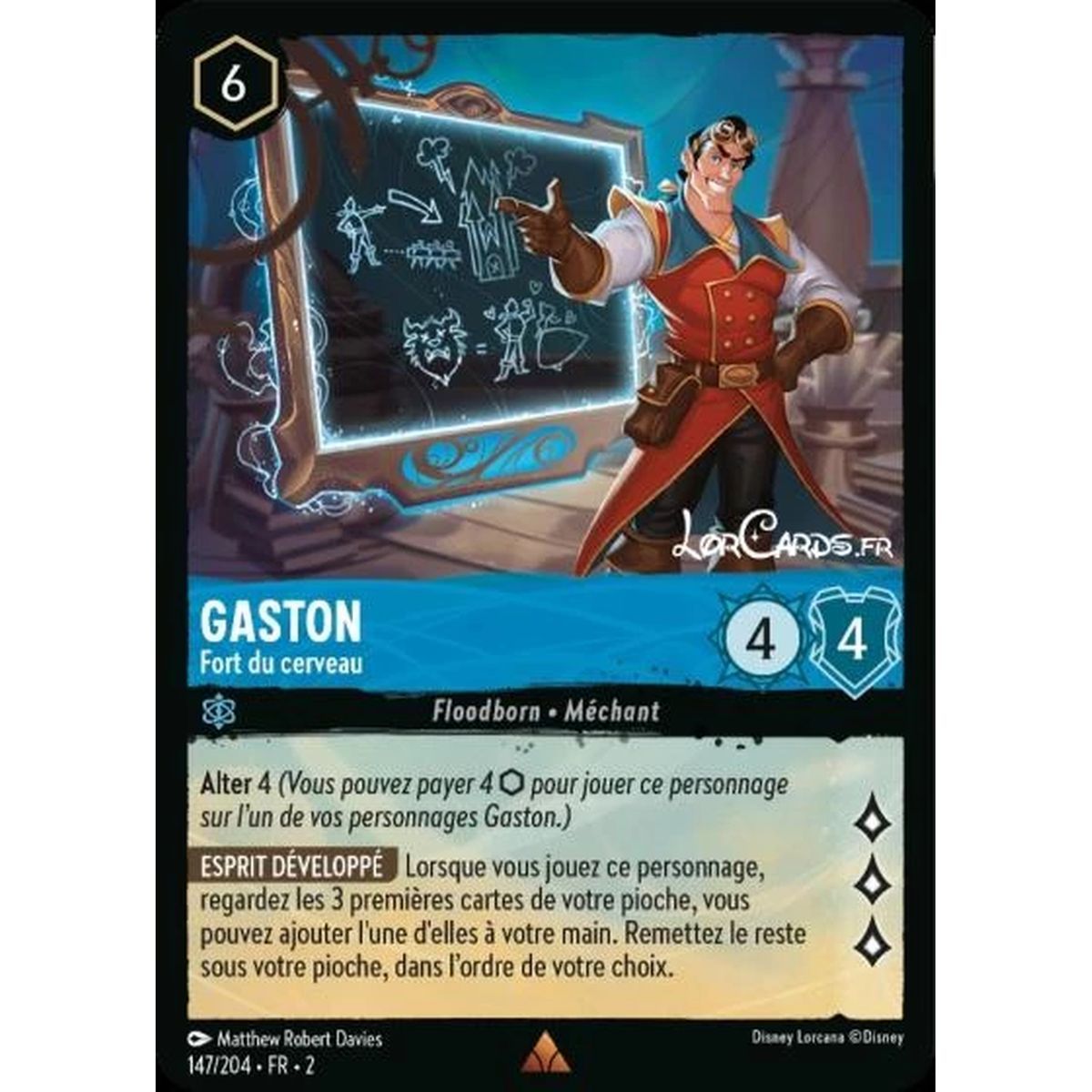 Item Gaston, Fort du cerveau - 147/204 - ROTF - L'Ascension Des Floodborn - Rare - Français