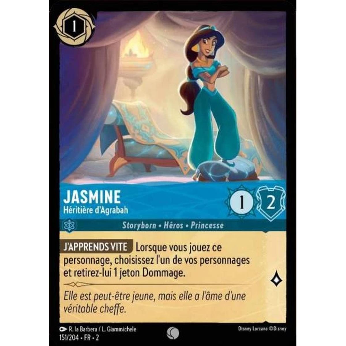 Jasmine, Héritière d'Agrabah - 151/204 - ROTF - L'Ascension Des Floodborn - Commune - Français