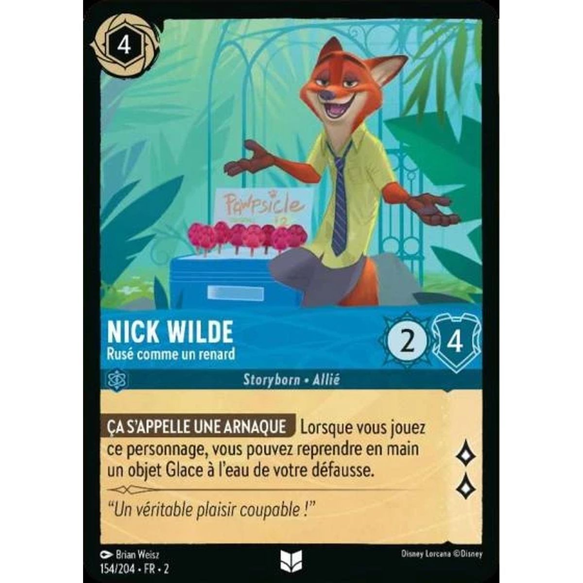 Nick Wilde, Rusé comme un renard - 154/204 - ROTF - L'Ascension Des Floodborn - Peu Commune - Français