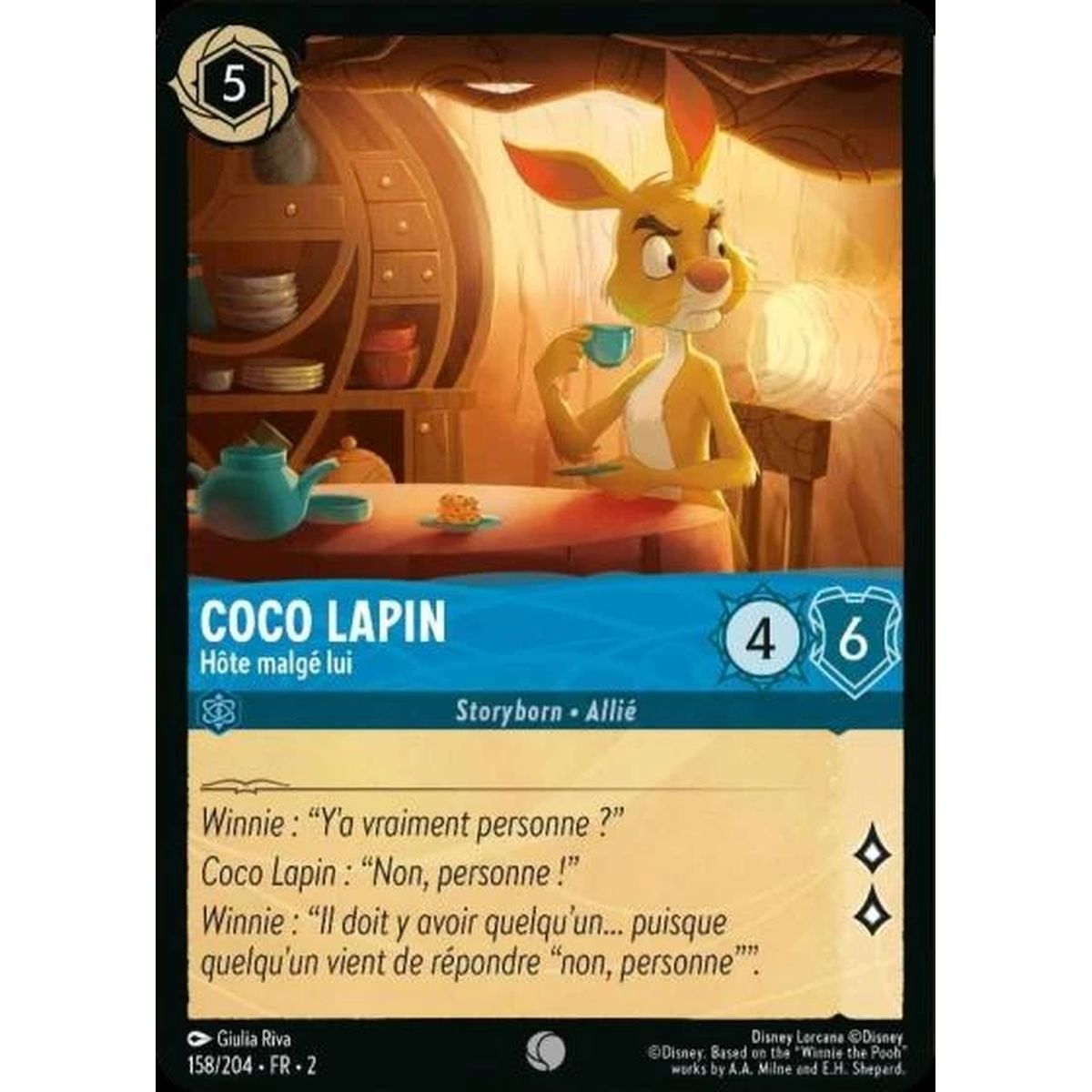 Item Coco Lapin, Hôte malgré lui - 158/204 - ROTF - L'Ascension Des Floodborn - Commune - Français