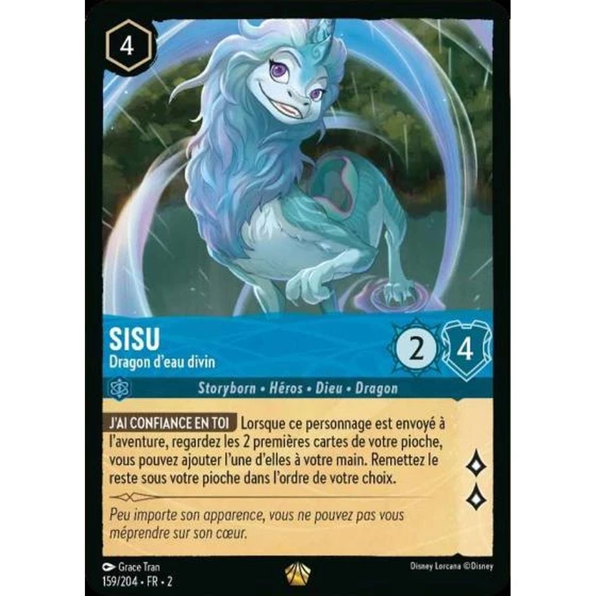 Sisu, Dragon d'eau divin - 159/204 - ROTF - L'Ascension Des Floodborn - Légendaire - Français