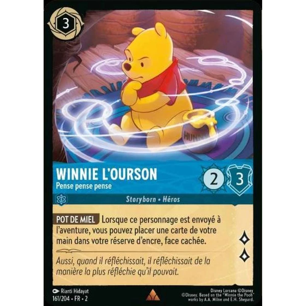 Item Winnie l'Ourson, Pense pense pense - 161/204 - ROTF - L'Ascension Des Floodborn - Rare - Français