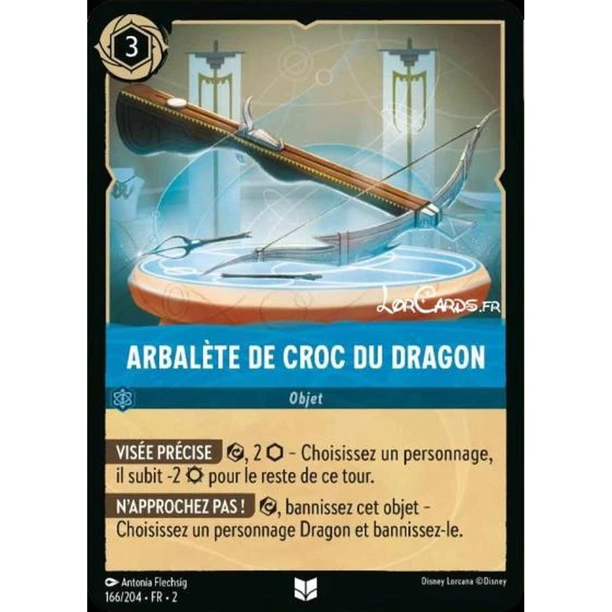 Arbalète de Croc du Dragon - 166/204 - ROTF - L'Ascension Des Floodborn - Peu Commune - Français