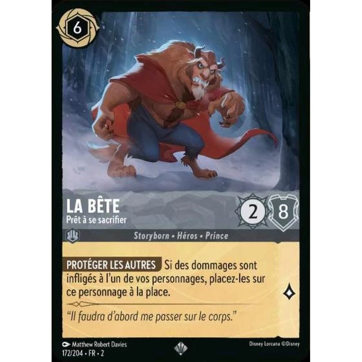 Item La Bête, Prêt à se sacrifier - 172/204 - ROTF - L'Ascension Des Floodborn - Super Rare - Français