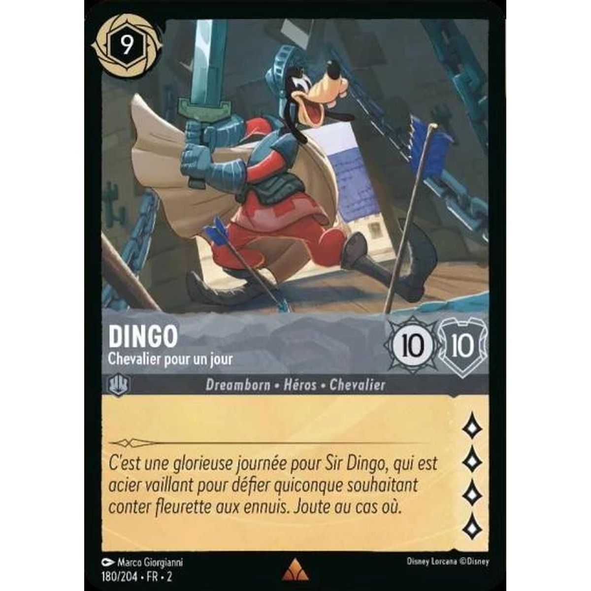 Dingo, Chevalier pour un jour - 180/204 - ROTF - L'Ascension Des Floodborn - Rare - Français