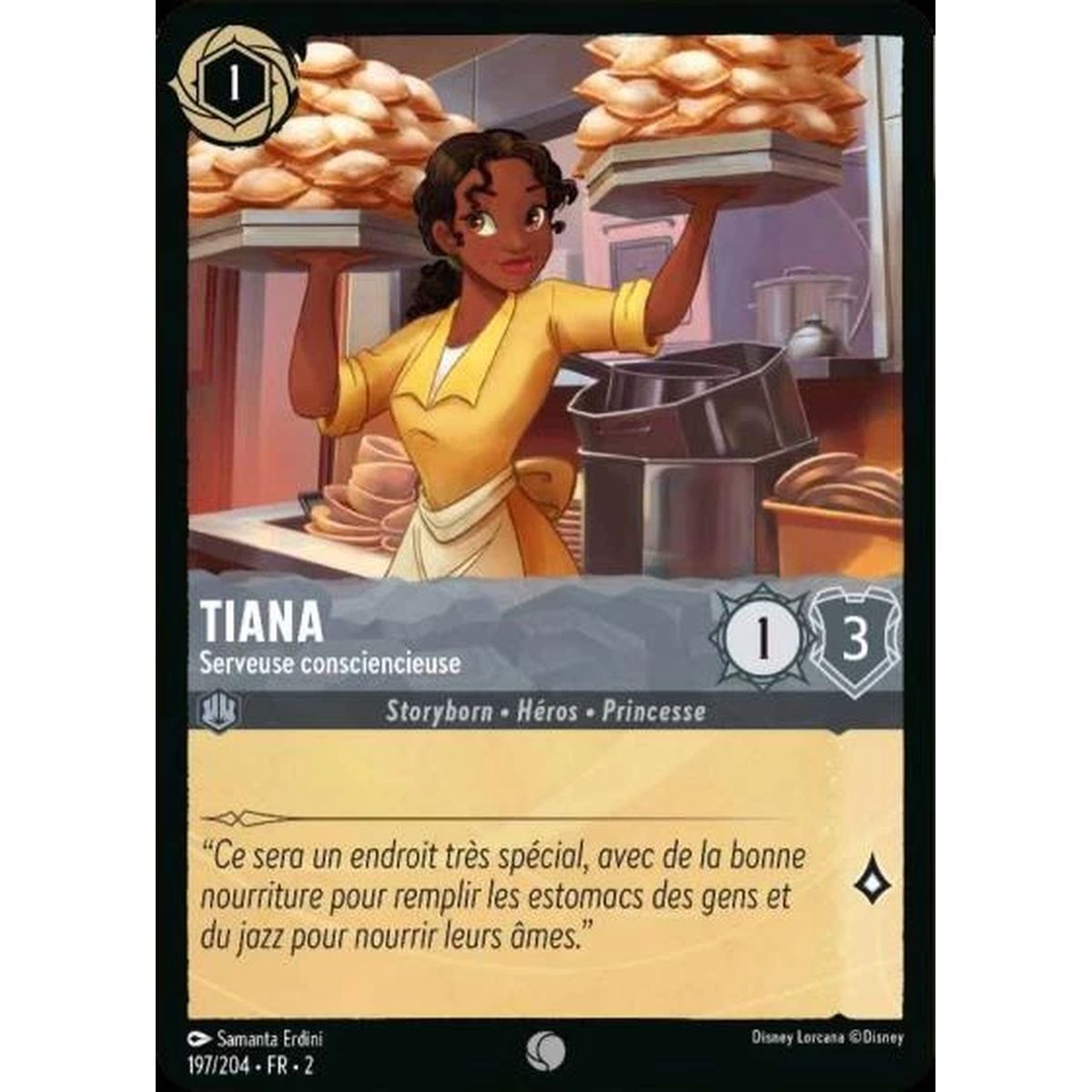 Tiana, Serveuse consciencieuse - 197/204 - ROTF - L'Ascension Des Floodborn - Brillante - Premium - Français