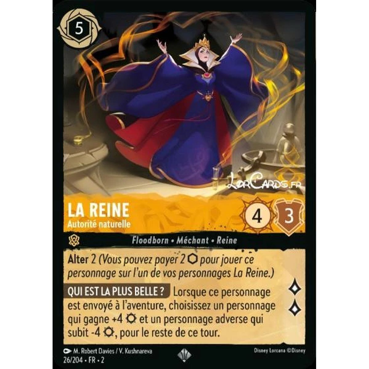 Item La Reine, Autorité naturelle - 26/204 - ROTF - L'Ascension Des Floodborn - Brillante - Premium - Français