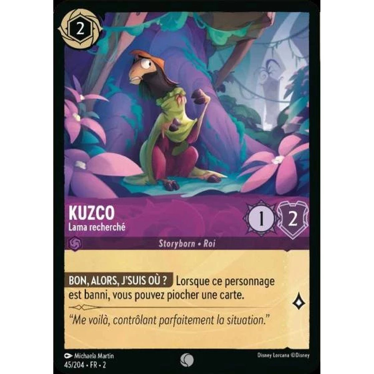 Kuzco, Lama recherché - 45/204 - ROTF - L'Ascension Des Floodborn - Brillante - Premium - Français