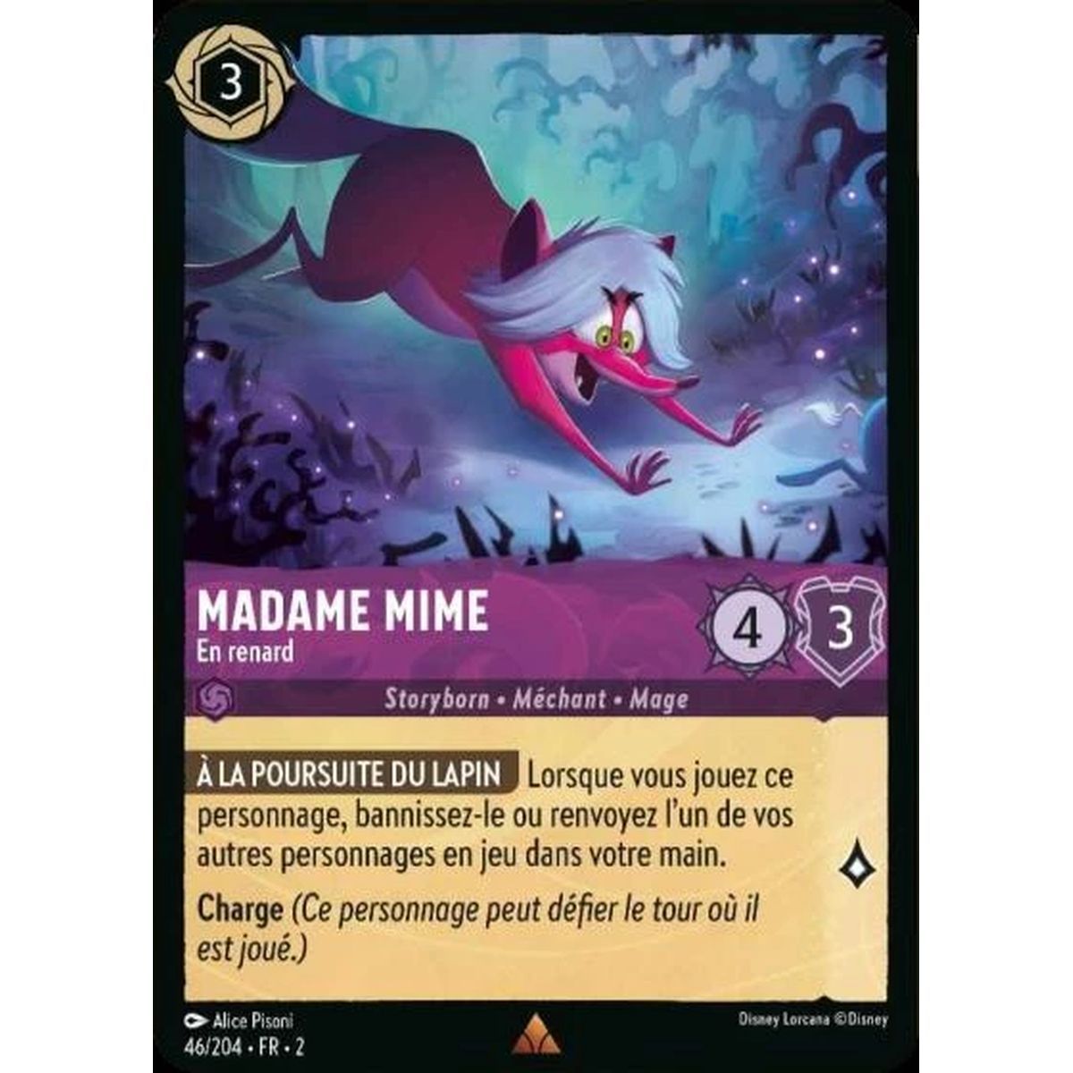 Item Madame Mime, En renard - 46/204 - ROTF - L'Ascension Des Floodborn - Brillante - Premium - Français