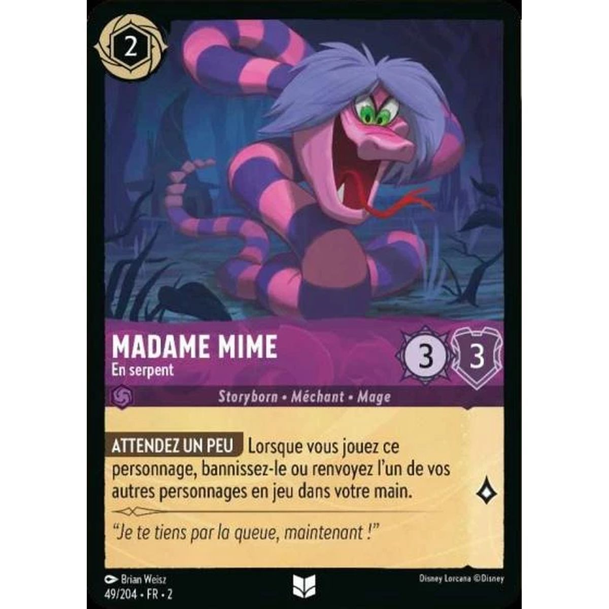 Madame Mime, En serpent - 49/204 - ROTF - L'Ascension Des Floodborn - Brillante - Premium - Français