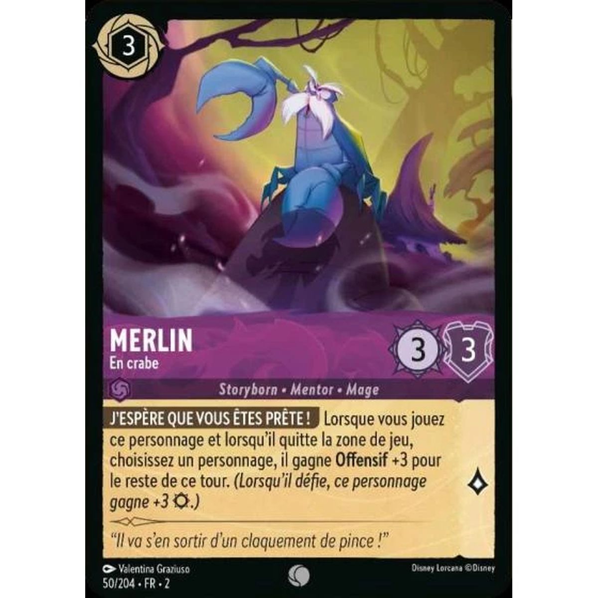 Merlin, En crabe - 50/204 - ROTF - L'Ascension Des Floodborn - Commune - Français