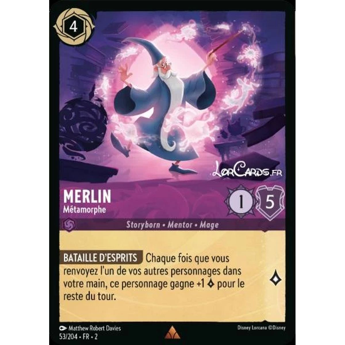 Merlin, Métamorphe - 53/204 - ROTF - L'Ascension Des Floodborn - Rare - Français