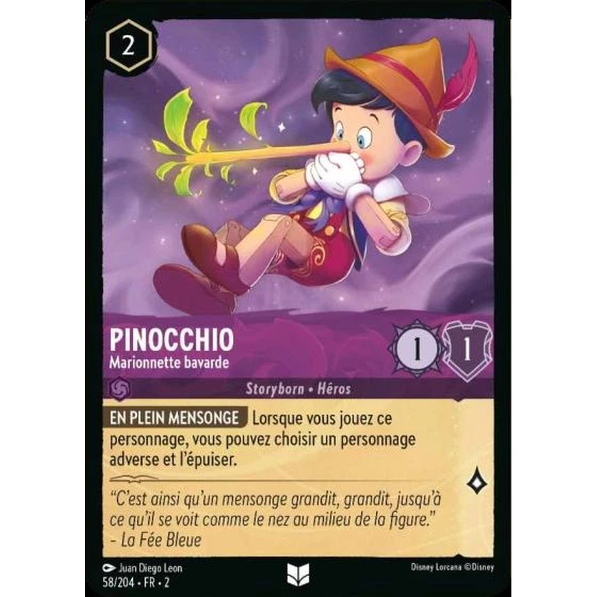 Pinocchio, Marionnette bavarde - 58/204 - ROTF - L'Ascension Des Floodborn - Peu Commune - Français