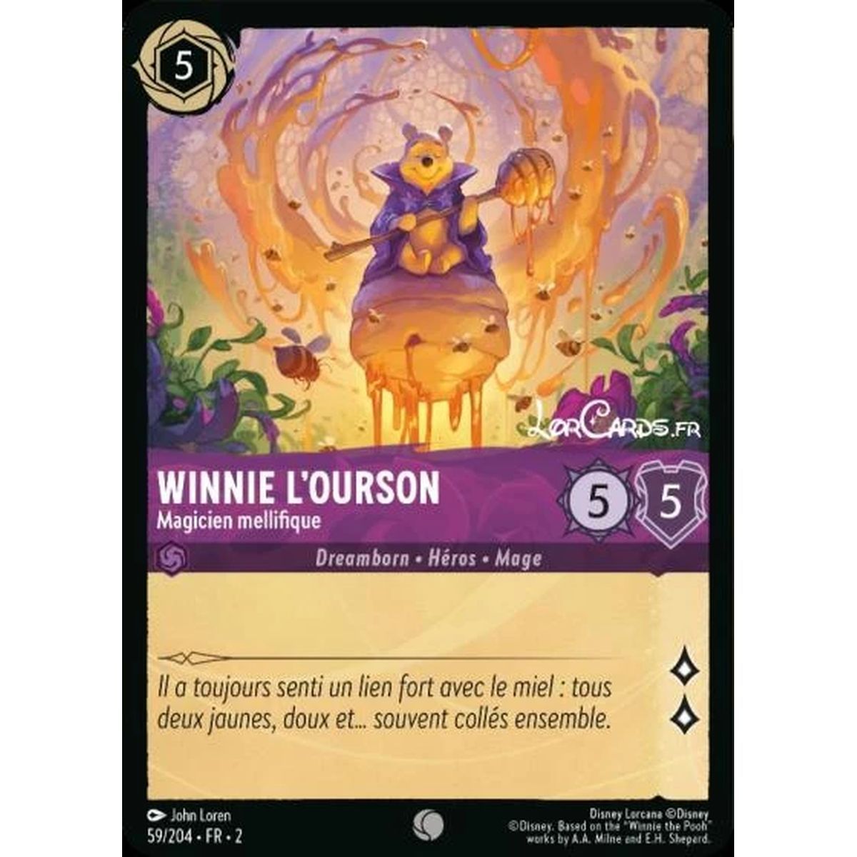 Winnie l'Ourson, Magicien mellifique - 59/204 - ROTF - L'Ascension Des Floodborn - Commune - Français