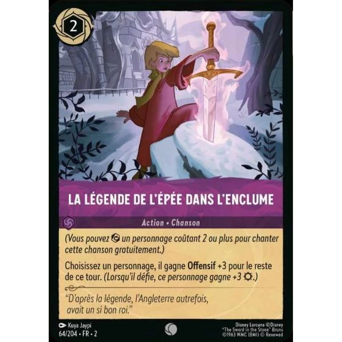 Item La légende de l'épée dans l'enclume - 64/204 - ROTF - L'Ascension Des Floodborn - Commune - Français