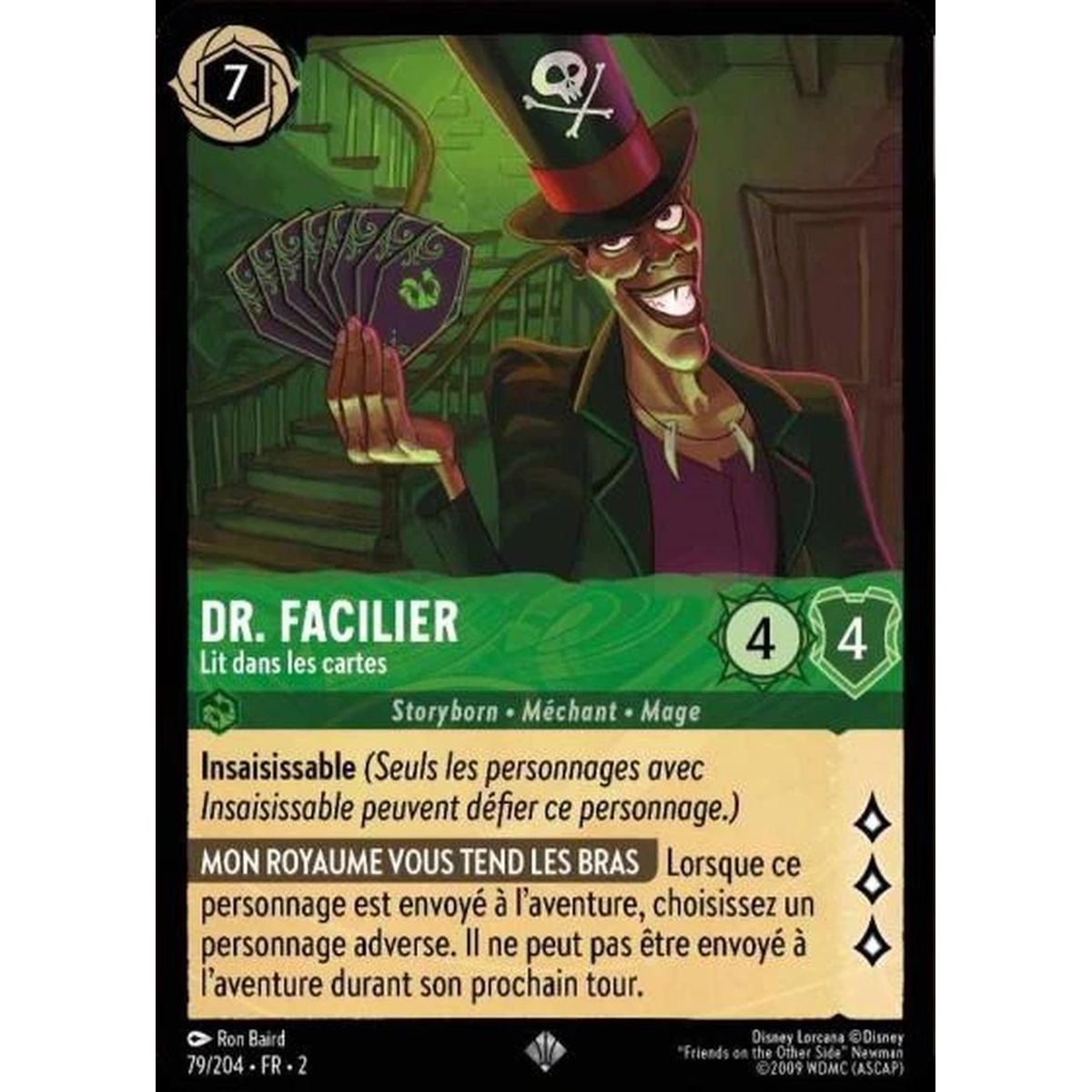 Dr. Facilier, Lit dans les cartes - 79/204 - ROTF - L'Ascension Des Floodborn - Super Rare - Français