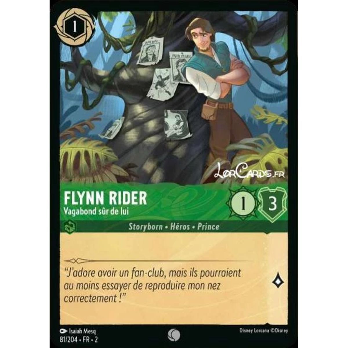 Flynn Rider, Vagabond sûr de lui - 81/204 - ROTF - L'Ascension Des Floodborn - Commune - Français