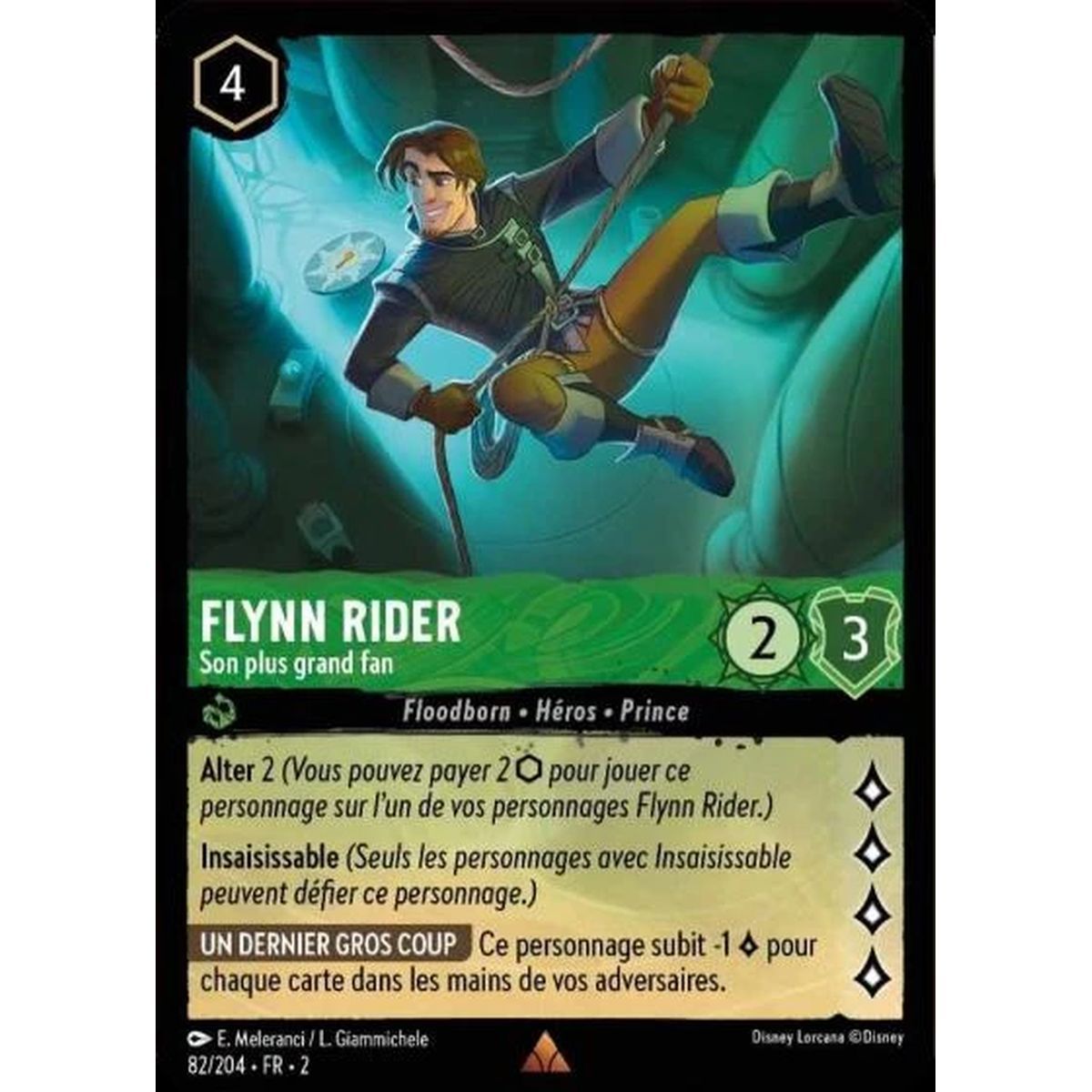 Flynn Rider, Son plus grand fan - 82/204 - ROTF - L'Ascension Des Floodborn - Rare - Français